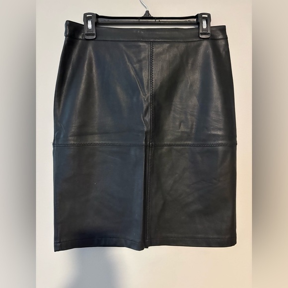 VILA Dresses & Skirts - VILA Black Leather Pencil Skirt
